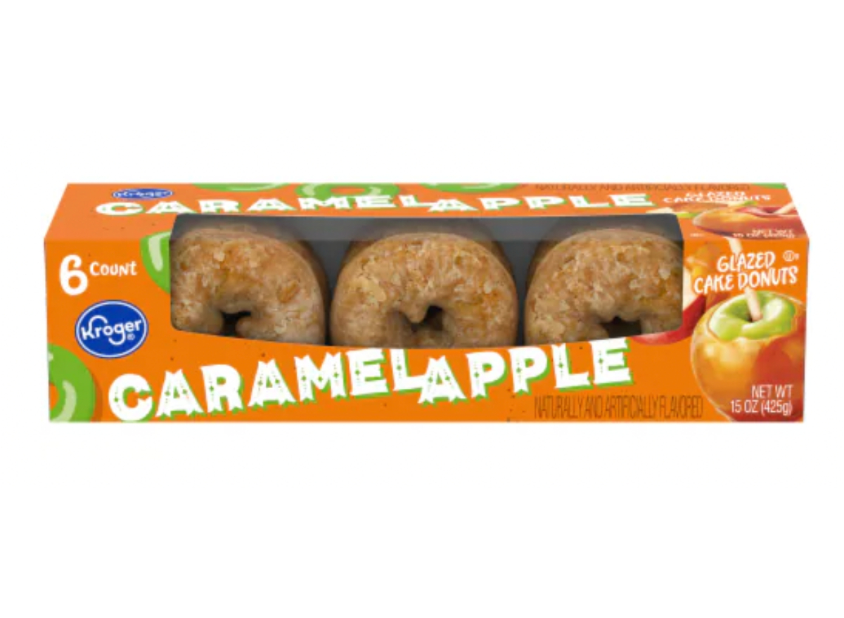 Kroger Caramel Apple Glazed Cake Donuts