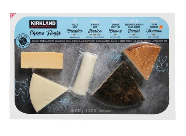 Costco cheese flight