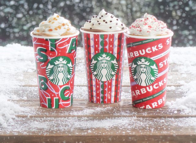 Starbucks & 11 More Coffee Chains That Serve the Best Holiday Beverages