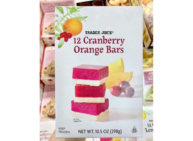 Trader Joe's cran orange bar