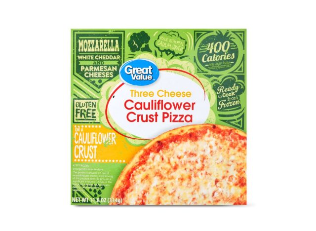 Walmart Great Value three cheese cauliflower crust pizza