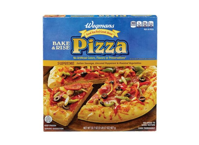 Wegman's Bake and Rise frozen pizza