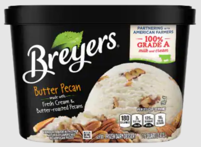 breyers butter pecan ice cream