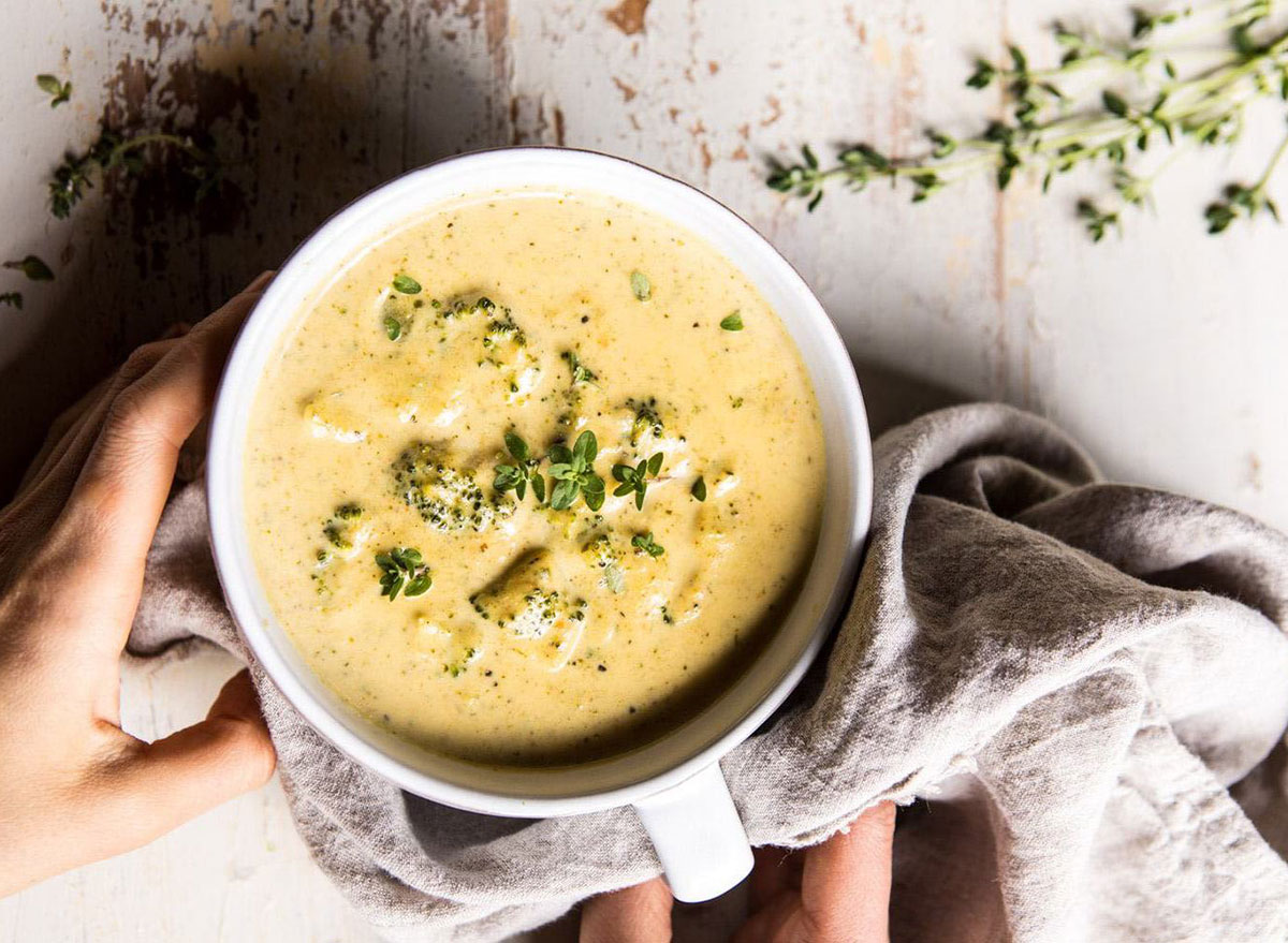 broccoli cheddar zucchini soup