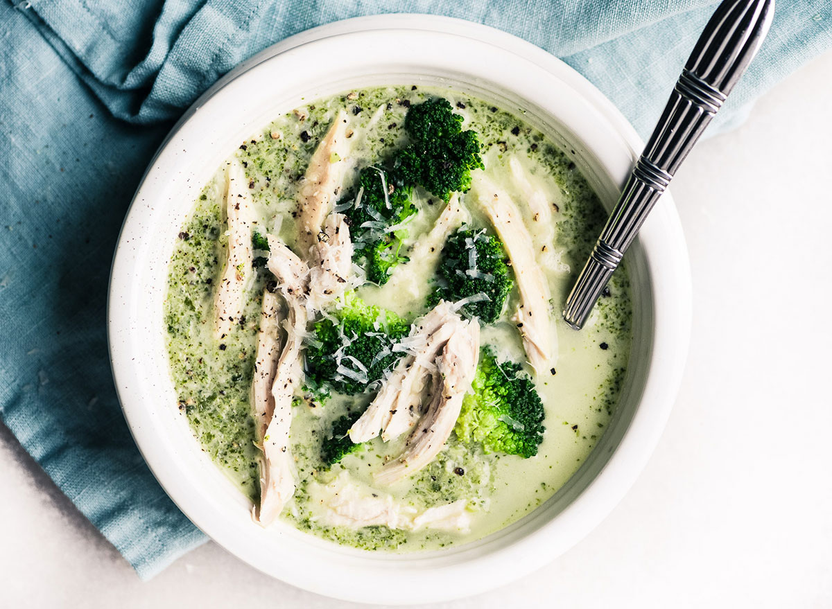 broccoli chicken soup