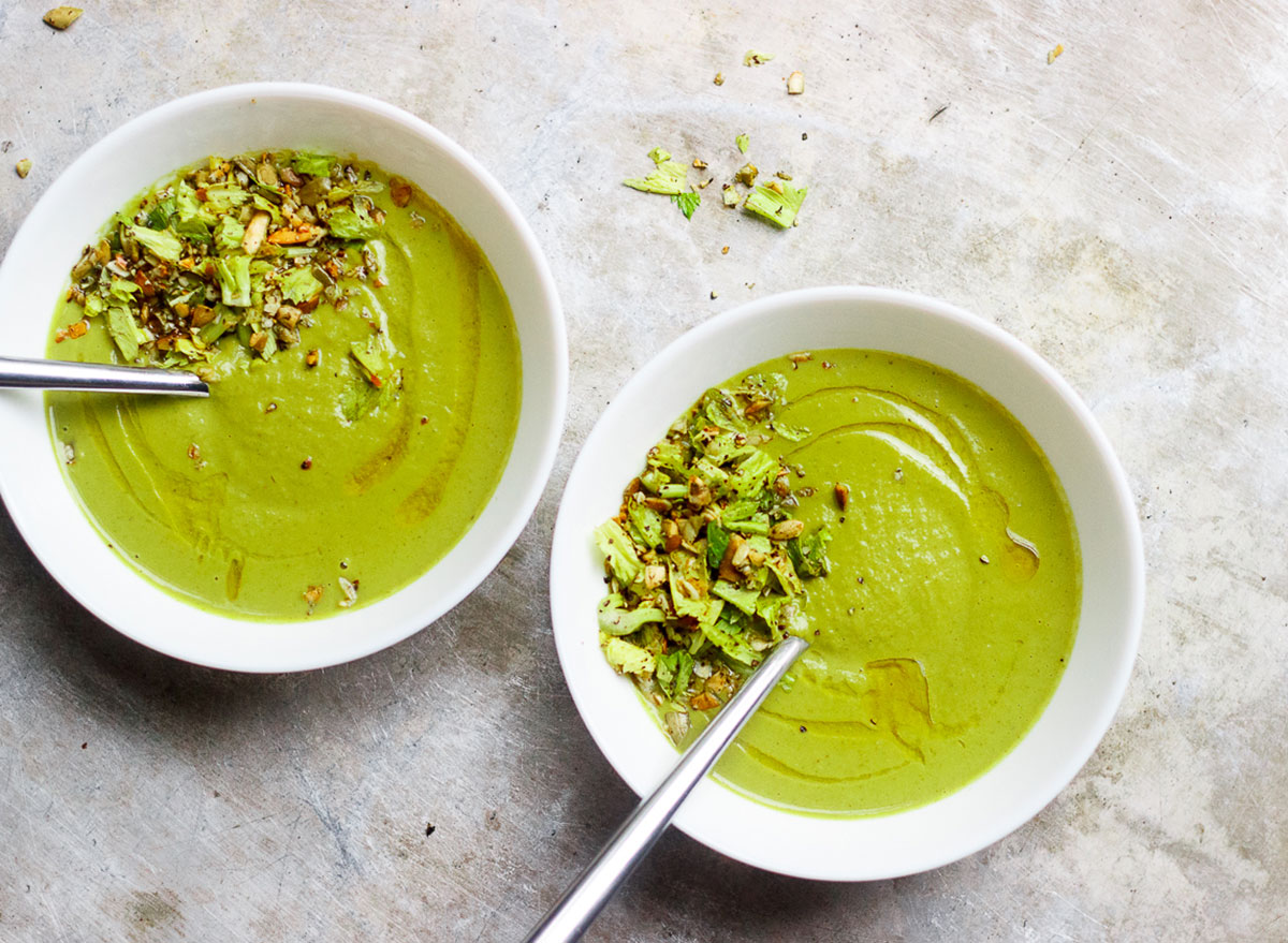 Broccoli and fennel soup