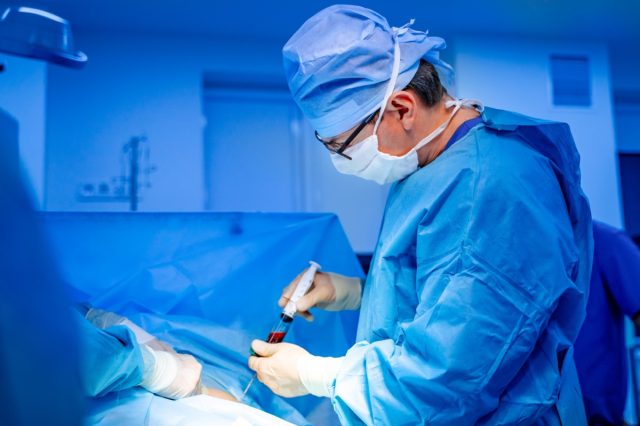 Bone marrow transplant operation
