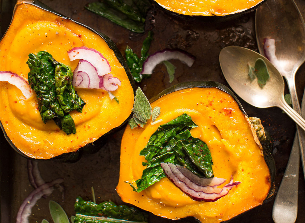 Roasted Acorn Squash Soup