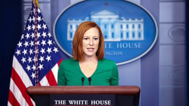 White House press secretary Jen Psaki