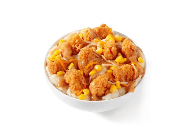 Die berühmte Schüssel von KFC