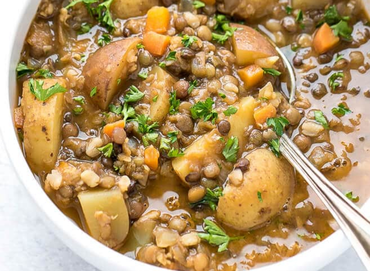 zuppa di patate lenticchie