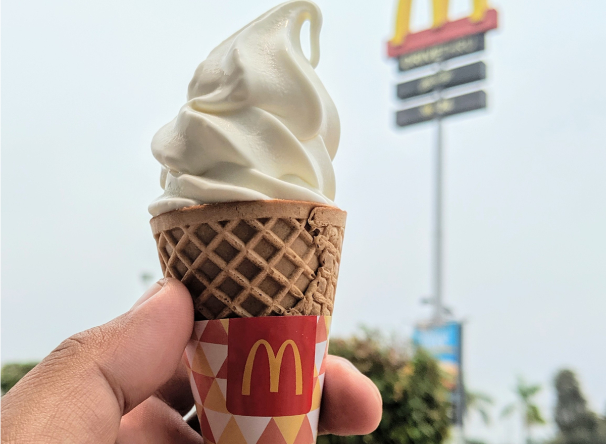 McDonald's soft serve ice cream