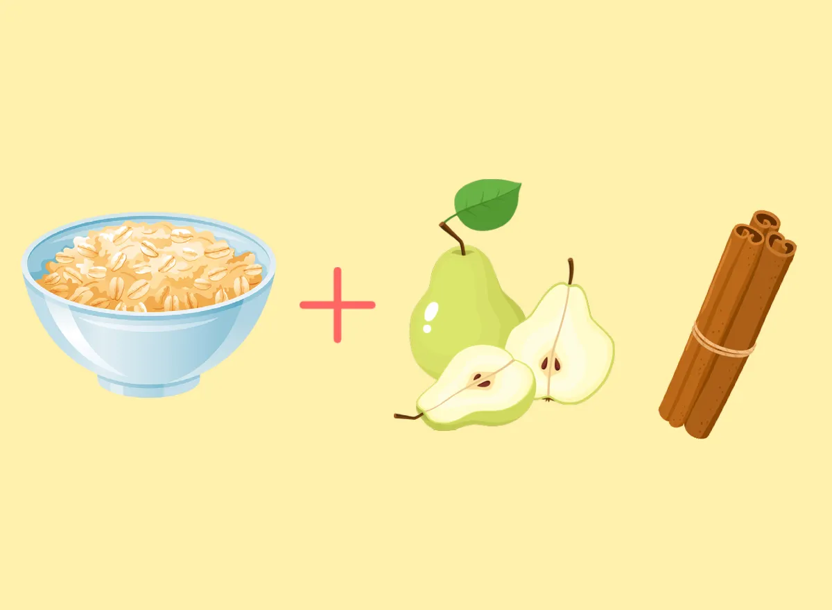 oatmeal pears cinnamon