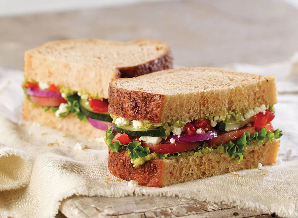 mediterranean panera sandwich