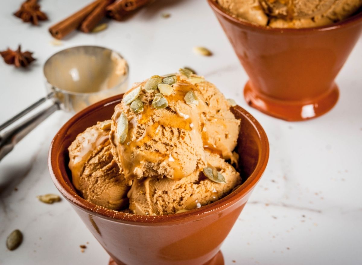 Pumpkin ice cream