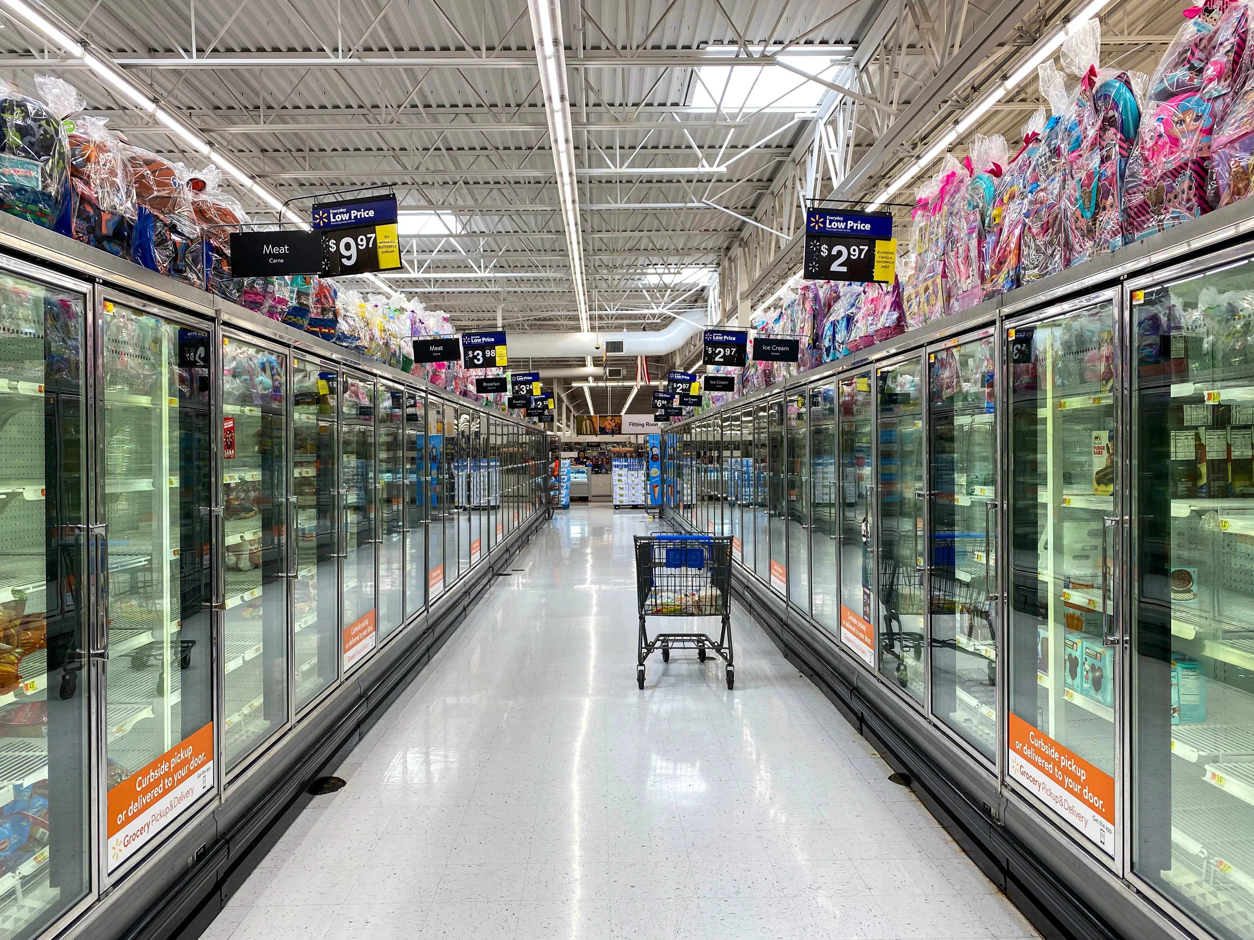 Walmart frozen food section