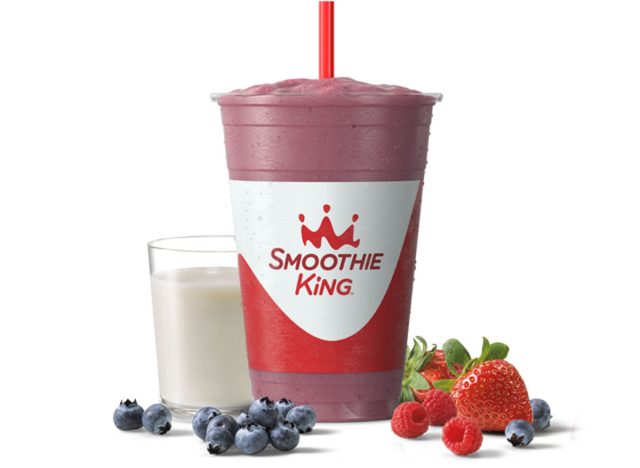 smoothie king vegan mixed berry smoothie