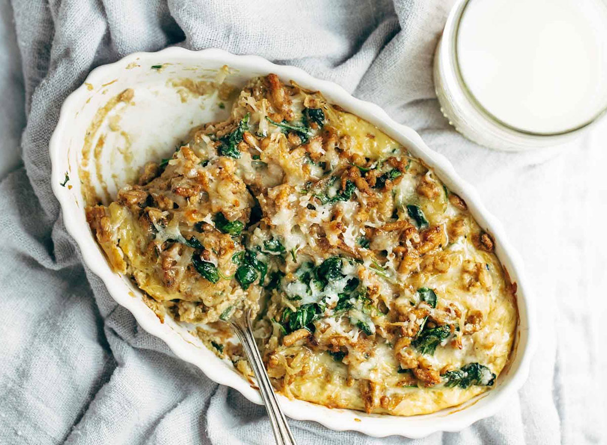 spinach potato breakfast casserole