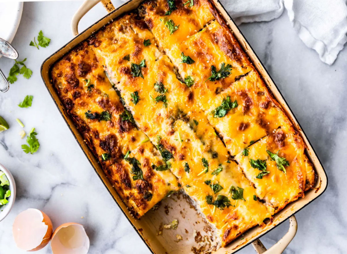 tex mex egg cheese casserole