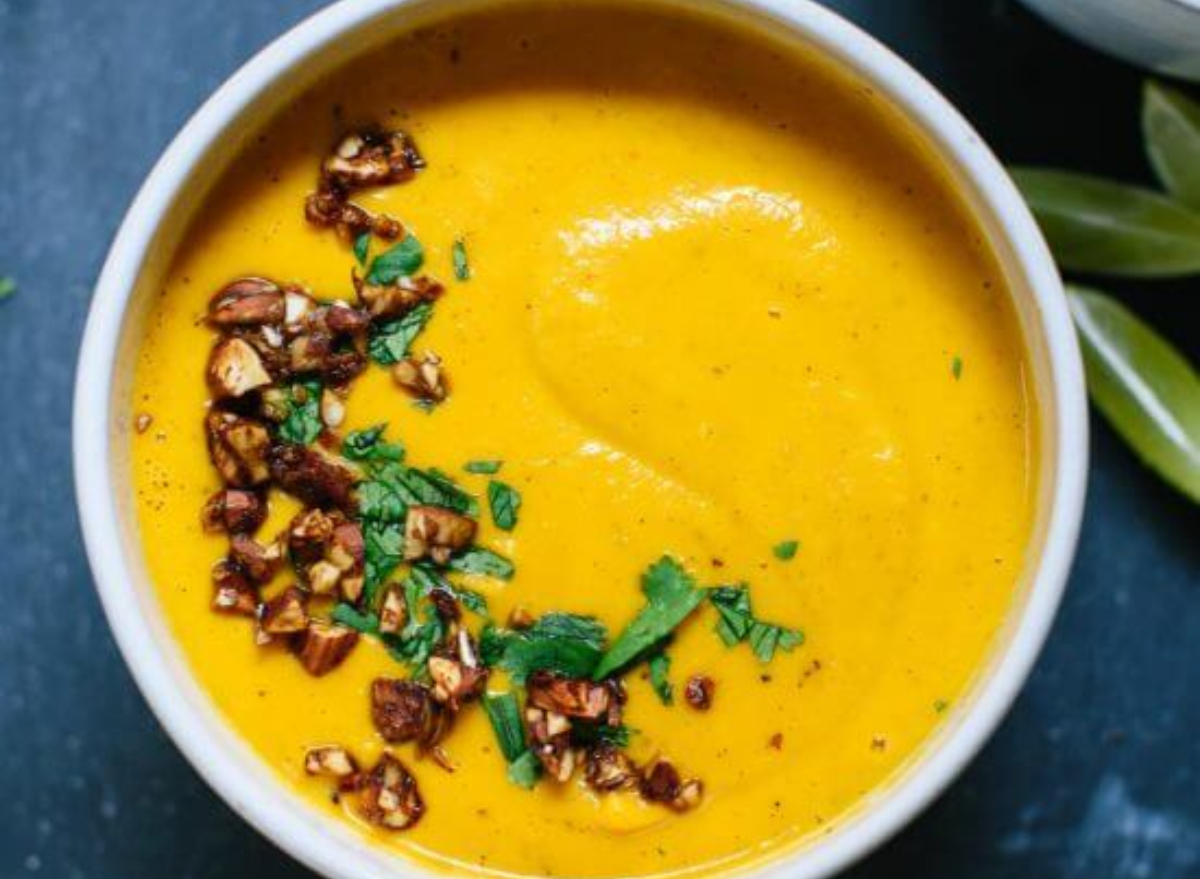 thai carrot sweet potato soup