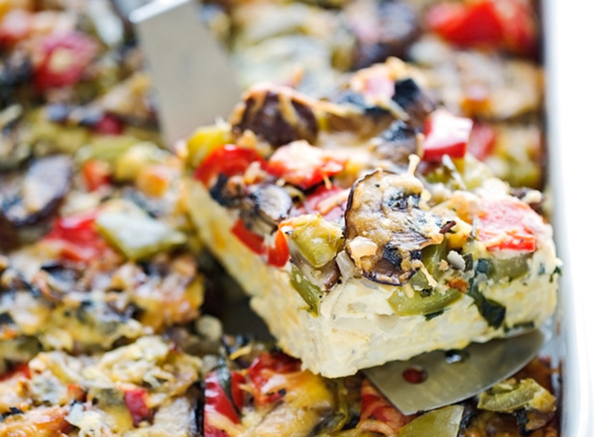 veggie loaded breakfast casserole