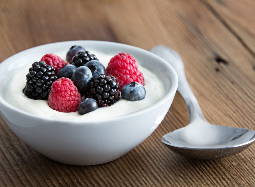 yogurt with berries