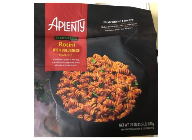 Amazon Aplenty Rotini with Plant based Bolognese Meal Kit