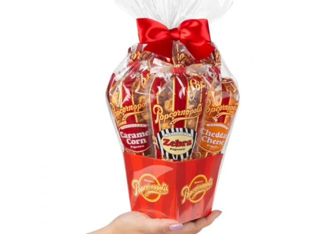 Popcornopolis gift basket