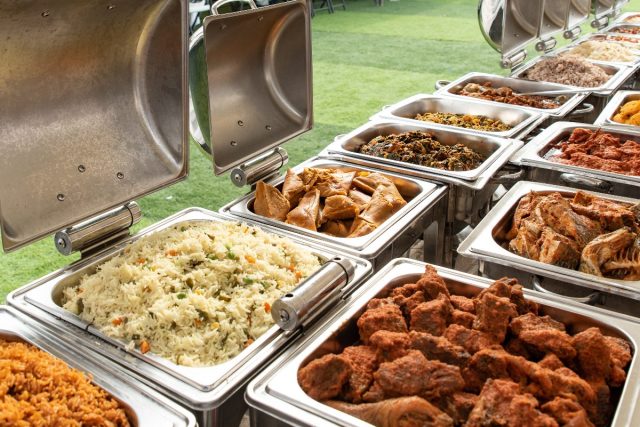 buffet fried food