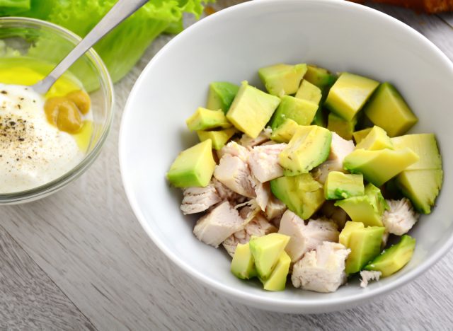 Chicken avocado salad