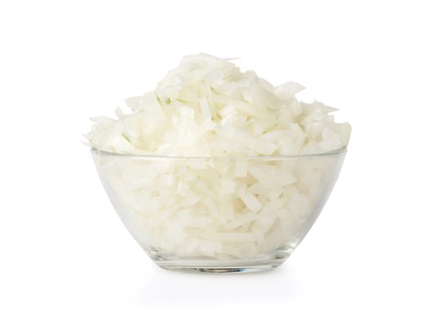 chopped white onions