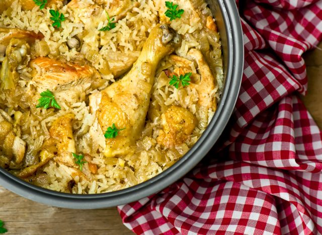 crock pot chicken and rice