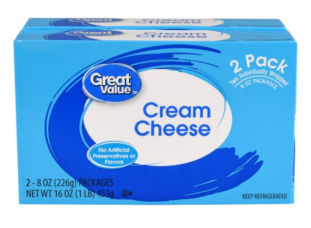 great value cream cheese