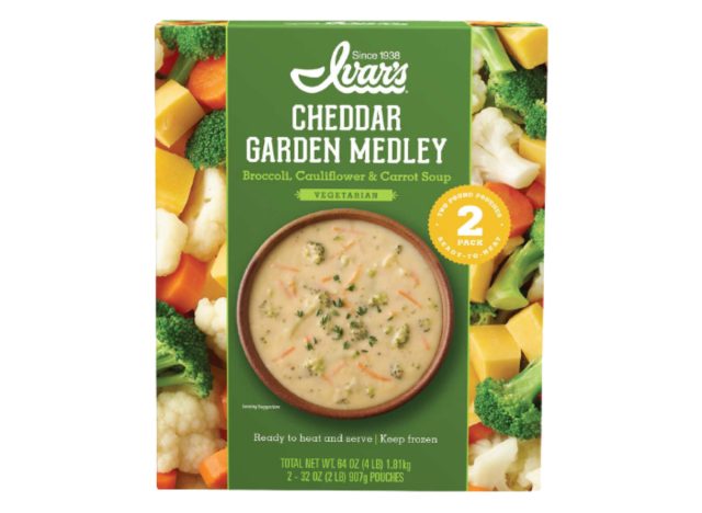 ivar's cheddar garden medley soup
