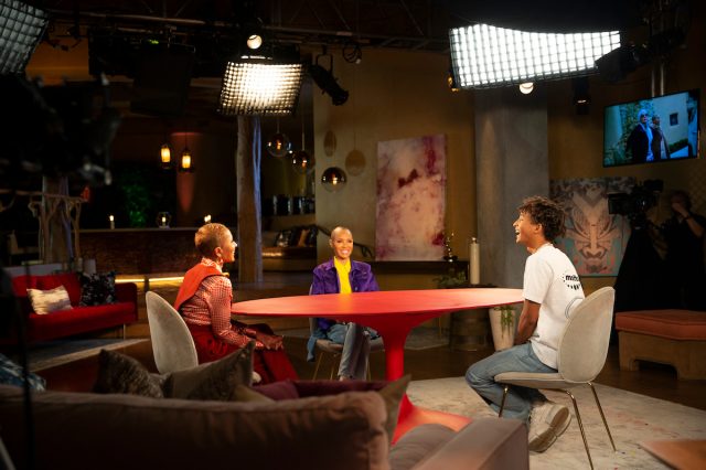 Jada Pinkett Smith Red Table Talk with family 