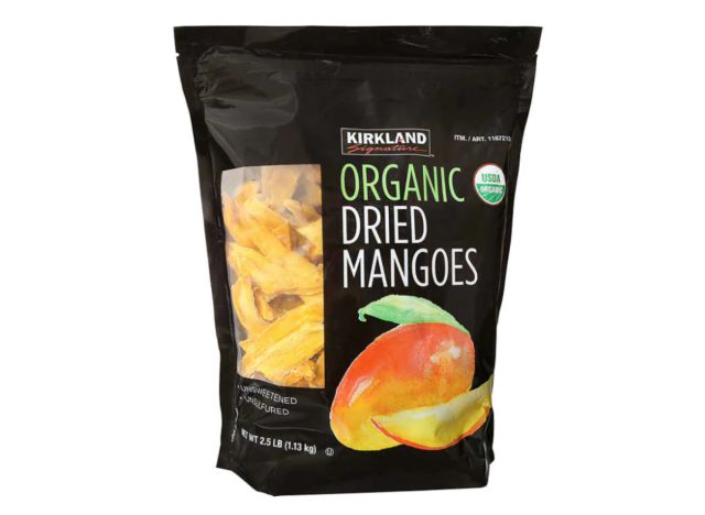 kirkland organic dried mango slices