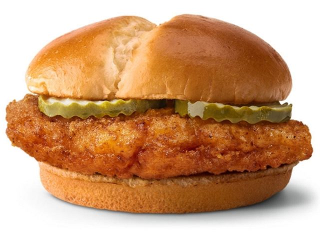 mcdonald's crispy chicken sandwich