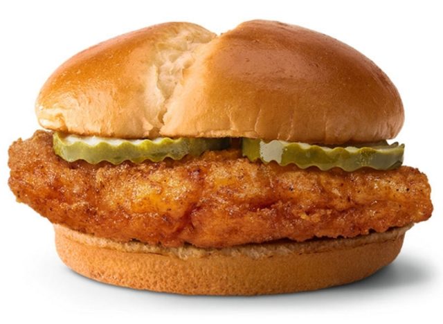 mcdonald's crispy chicken sandwich