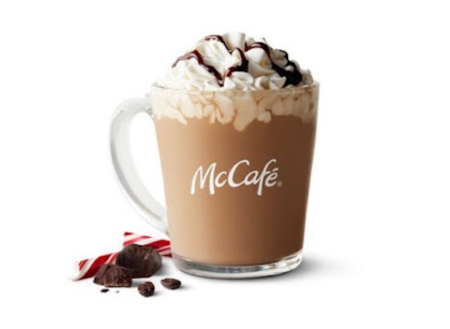 McDonald's peppermint mocha