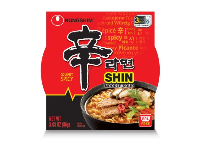 nongshim shin noodle soup bowl