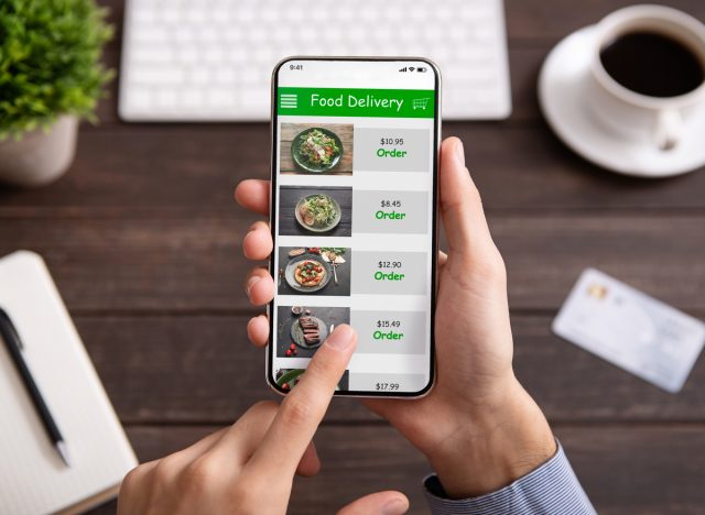 online food delivery smartphone