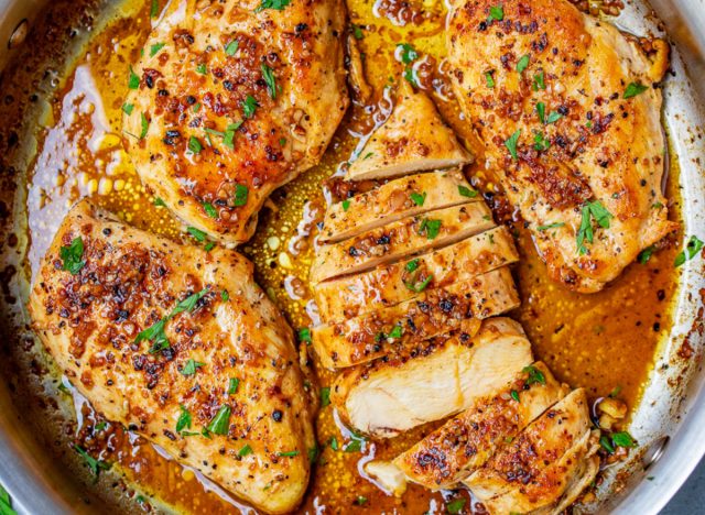 pan fried garlic butter chicken