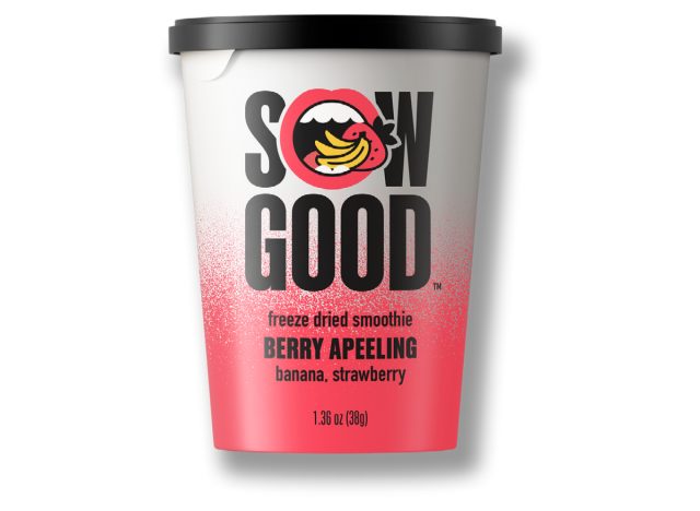 sow good freeze dried fruit smoothie, berry apeeling