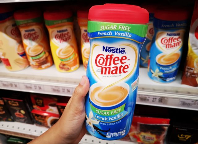 sugar free coffee creamer