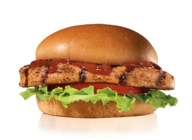 Carl's Jr. BBQ sandwich