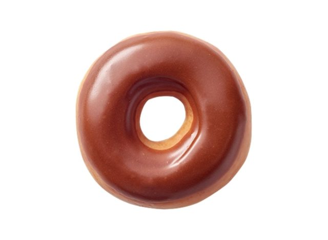 chocolate iced glazed krispy kreme