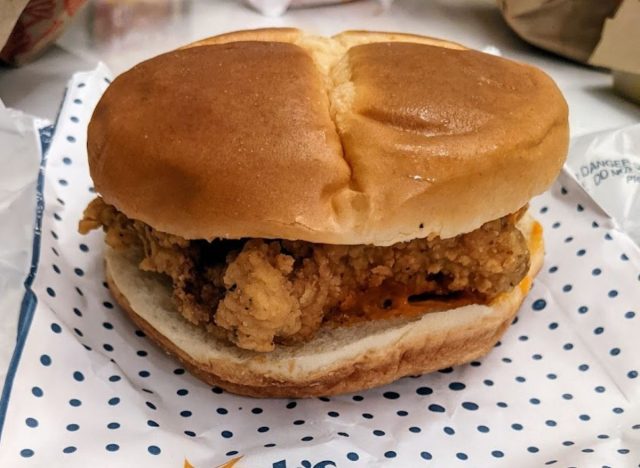 Church's spicy chicken sandwich