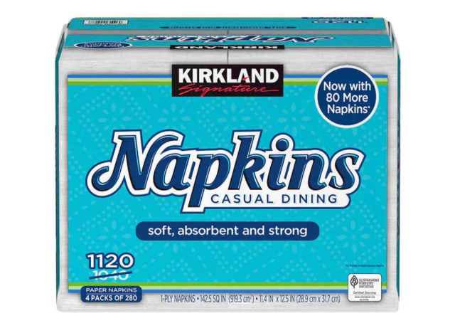 Costco Kirkland napkins