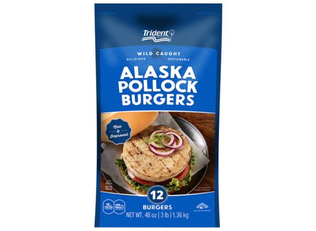 Costco Trident Alaska Pollock Burger Patties