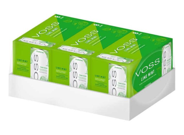 Costco Voss Sparkling Water, Lime Mint